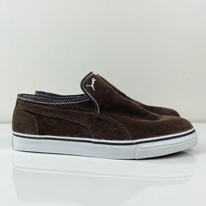 Puma Brown Slip-On Loafers